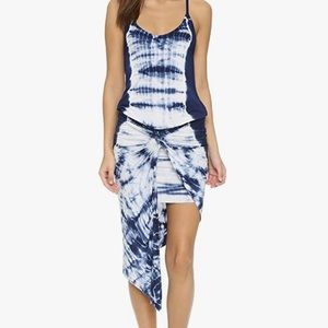 NWOT Young Fabulous & Broke Kulani Dress in Navy Alligator Wash